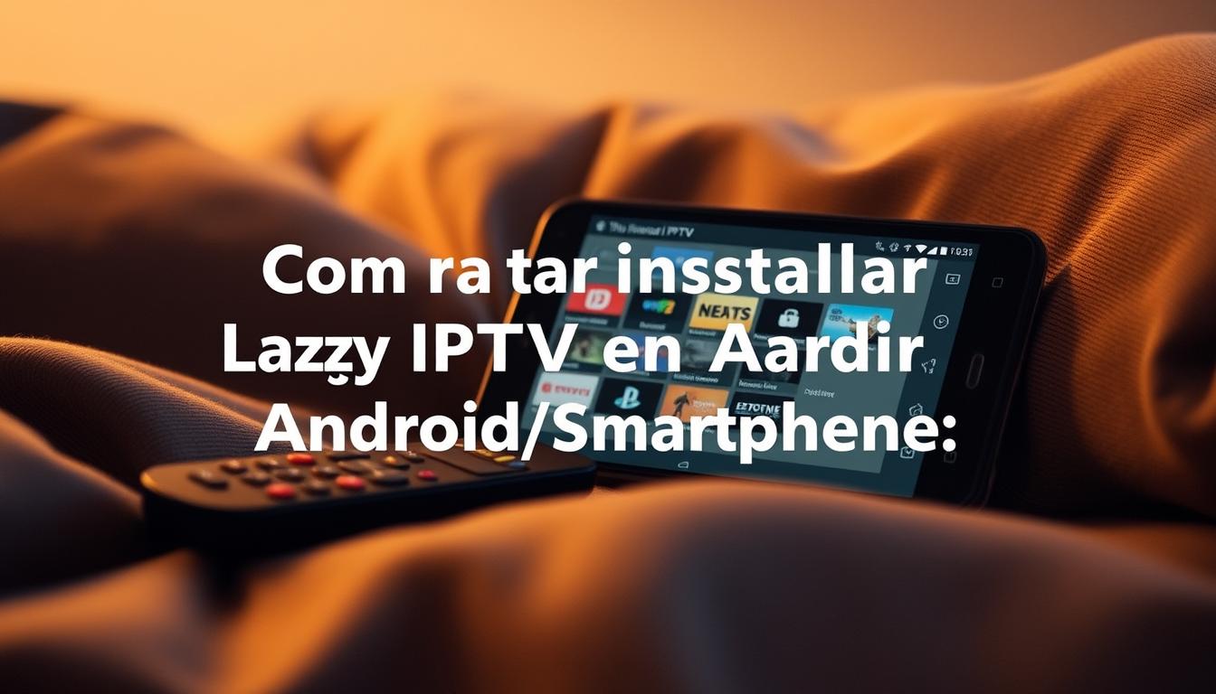 How to install lazy iptv on android/ smartphone