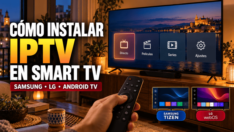 Cómo instalar IPTV en Smart TV: guía para Samsung y LG