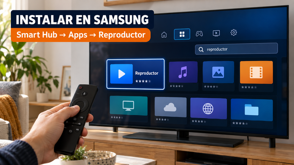 Instalar IPTV en Samsung Smart TV
