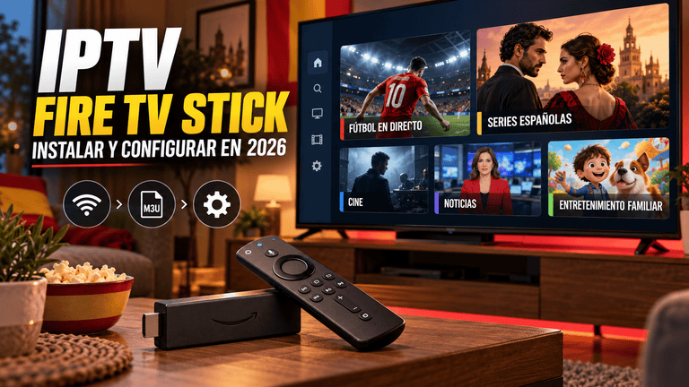 IPTV Fire TV Stick: cómo instalar y configurar en 2026